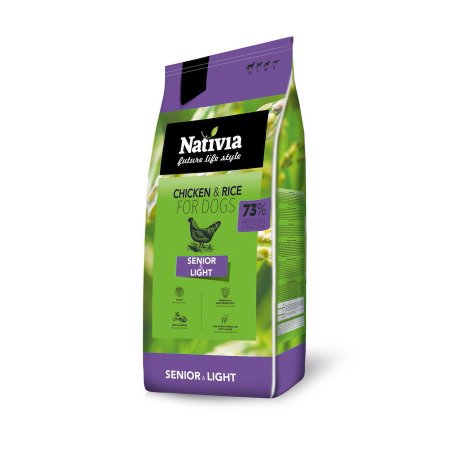 Nativia Dog Senior & Light 3 kg (EXPIRACE 05/2024)