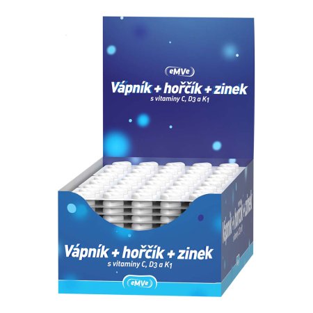 Vitar eMVe Vápník + hořčík + zinek 15 tablet