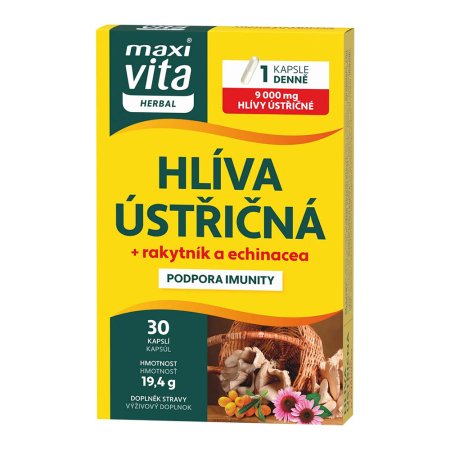 Vitar Maxi Vita Herbal Hlíva ústřičná + rakytník 30 tablet