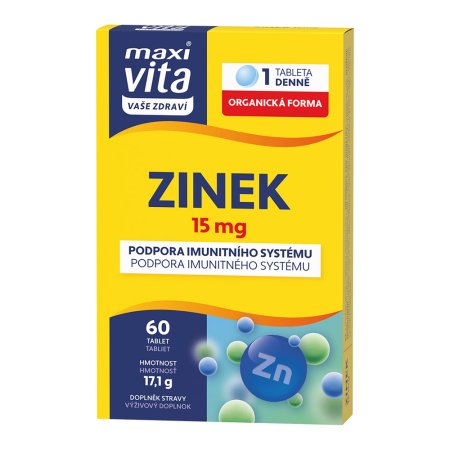 Vitar Maxi Vita Zinek 15 mg 60 tablet