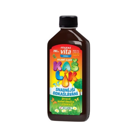 Vitar Maxi Vita Herbal Bylinný elixír Kašlík - dětský 220 ml