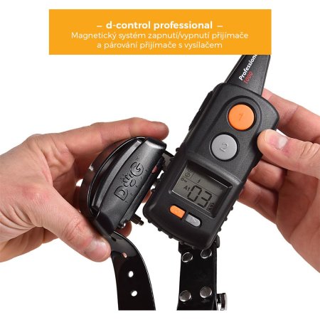 Dogtrace Elektronický výcvikový obojek d-control professional 1000 mini oranžová