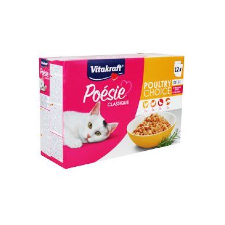 Vitakraft Cat Poésie Classique Gellée drůbeží 12x85g