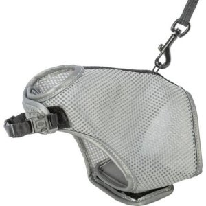 Trixie Postroj VESTA s vodítkem pro kočku 24-42 cm/1,20 m, šedá