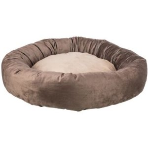 Trixie Kulatý recyklovaný pelech LIONEL, fleece, hnědá/béžová 60 cm