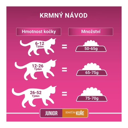 Purina One Bifensis Junior s kuřetem a celozrnnými obilovinami 800 g