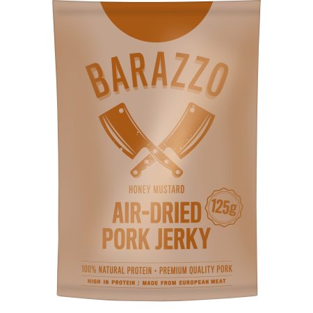 Barazzo Jerky Pork Honey Mustard 125g