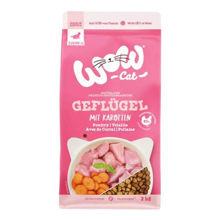 WOW Cat granule Drůbeží Kitten/Junior 325g