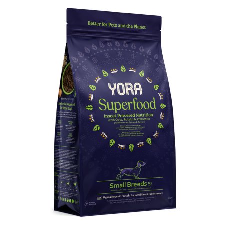 YORA granule z hmyzu Superfood Adult Small Breeds 1,5kg