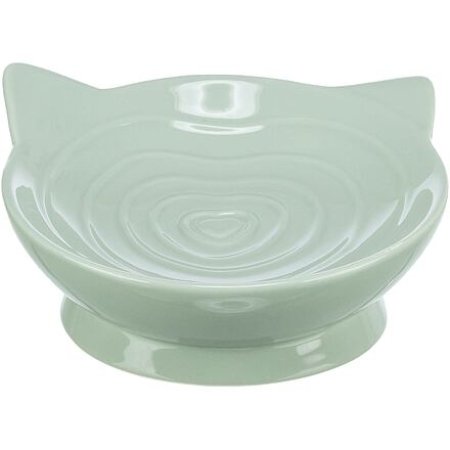 Trixie Keramická miska VIVIANA, tvar kočičí hlavy, 0,15 l/ 14 cm, šalvějová