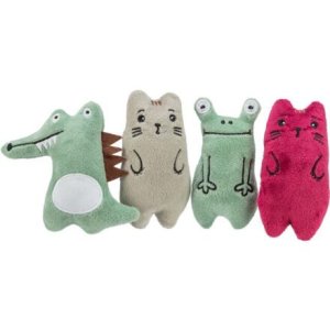 Trixie Animals - plyšové zvířátko s catnipem, 11 cm, různé druhy