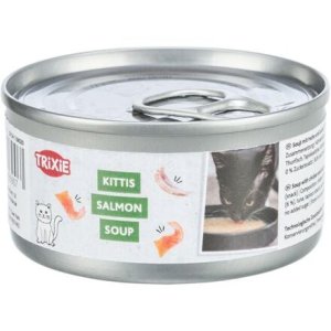 Trixie Salmon Soup losos & kuře - tekutý pamlsek pro kočky, (BAL 4 x 80 g)