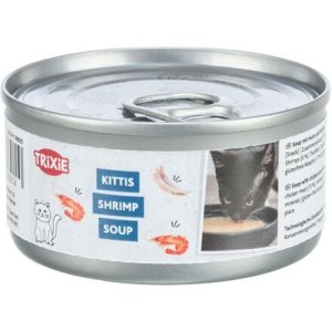 Trixie Shrimp Soup krevety & kuře - tekutý pamlsek pro kočky, (BAL 4 x 80 g)
