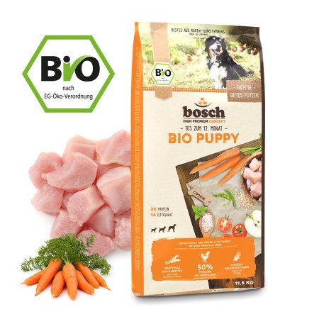 Bosch BIO Puppy Chicken + Carrot 11,5 kg (EXPIRACE 08/2024)