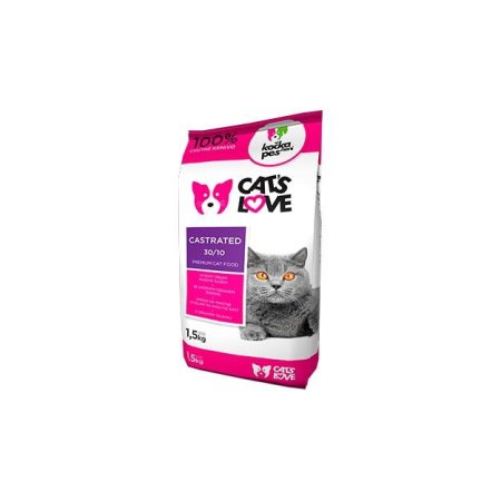 Cat’s love Castrated 1,5 kg (EXPIRACE 09/2024)