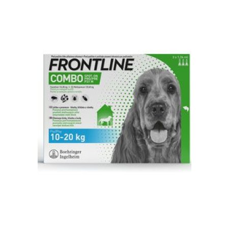 FRONTLINE COMBO spot-on pro psy M (10-20kg)-3x1,34ml (EXPIRACE 07/2024)