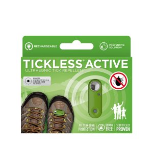 TICKLESS ACTIVE Dobíjecí ultrazvukový odpuzovač klíšťat a blech pro lidi Green
