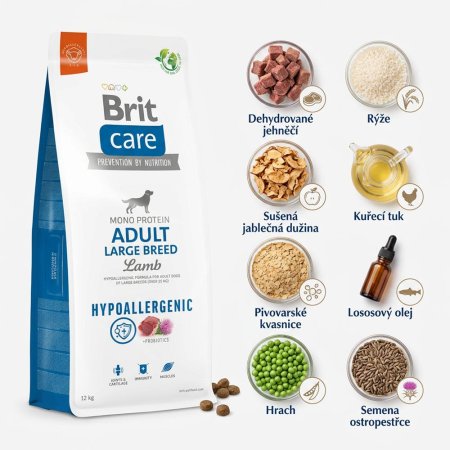 Brit Care Dog Hypoallergenic Adult Large Breed 12 + 2 kg