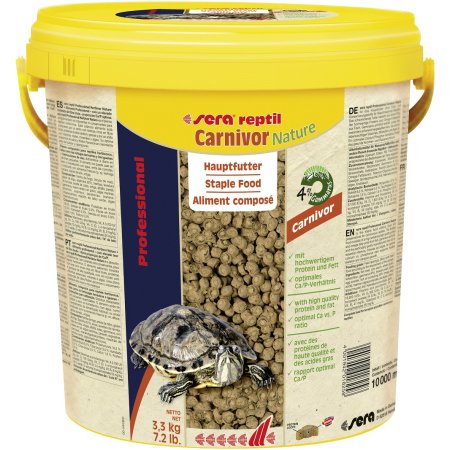 Sera Reptil Professional Carnivor Nature 10 L / 3,3 kg (EXPIRACE 09/2024)