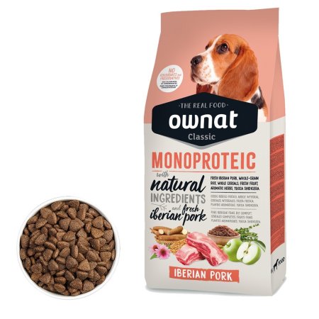 OWNAT CLASSIC MONOPROTEIC DOG Iberian Pork 12kg