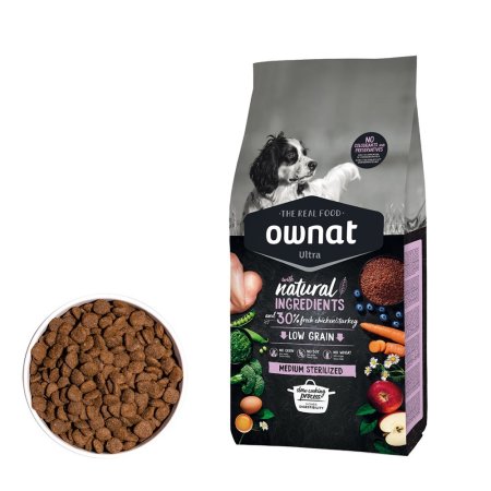 OWNAT ULTRA DOG Medium Sterilized 3kg