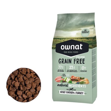 OWNAT GF PRIME DOG Adult Chicken & Turkey 3kg