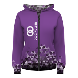 Dog Puller mikina fialová L