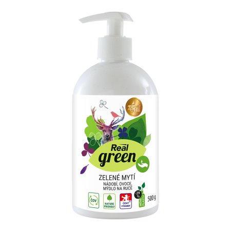 Real Green zelené mytí (nádobí, ovoce, ruce) 500 g