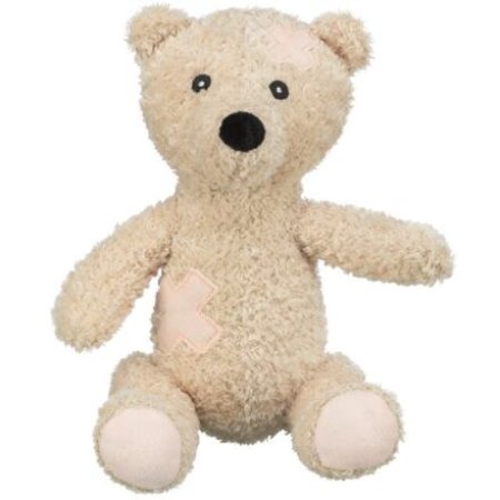 Trixie Teddy, medvídek ke dni zvířat, 27 cm, plyš, béžová/hnědá