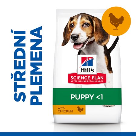 Hill’s Science Plan Canine Puppy Medium Chicken 2,5 kg (EXPIRACE 08/2024)