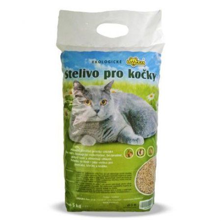 LIMARA Stelivo pro kočky ekologické 5 kg (POŠKOZENÝ OBAL, váha 4,8 kg)