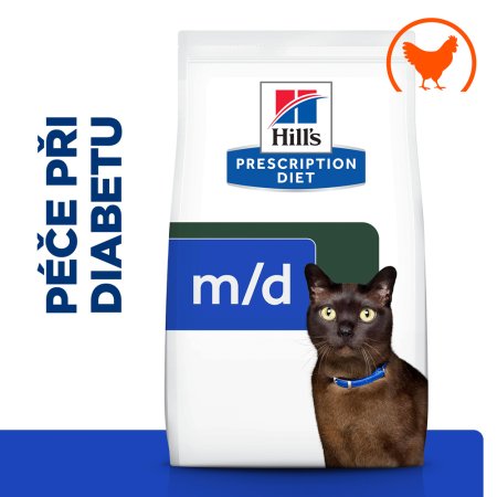 Hill’s Prescription Diet Feline m/d 3 kg (EXPIRACE 10/2024)