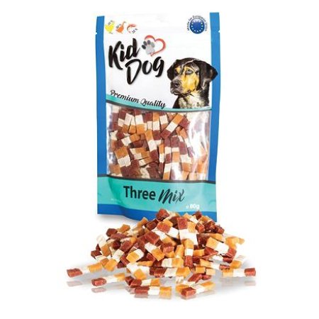 KIDDOG kuřecí a kachní masíčko s treskou 80 g