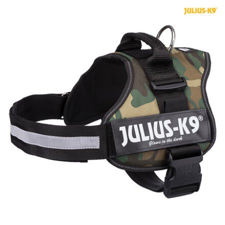 Julius-K9 silový postroj XL/2: 71-96 cm/50 mm - maskáč