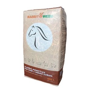 Rabbit Weed slaměná podestýlka pro koně 500l