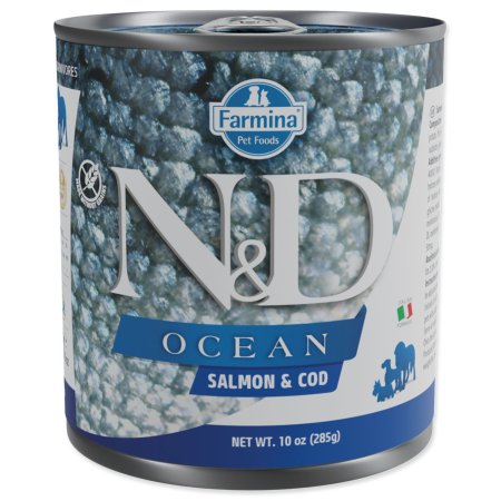 Konzerva N&D Dog Ocean Salmon & Codfish 285g