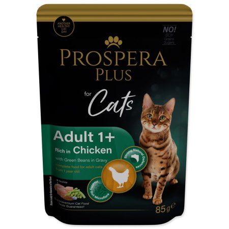 Kapsička Prospera Plus Adult 1+, Chicken, Beans 85g