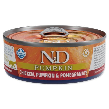 Konzerva N&D Cat Chicken, Pumpkin & Pomegranate 70g