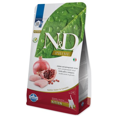 Krmivo N&D Kitten Prime Chicken & Pomegranate 1,5kg