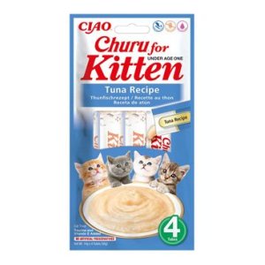 Pochoutka Churu Kitten tuňák 4x14g