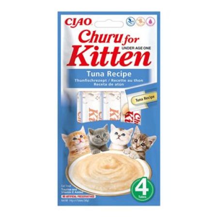 Pochoutka Churu Kitten tuňák 4x14g