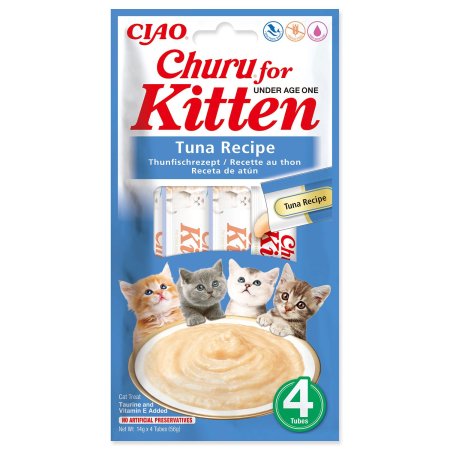 Pochoutka Churu Kitten tuňák 4x14g