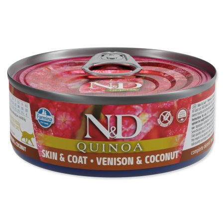 Konzerva N&D Cat Quinoa Venison & Coconut 0g