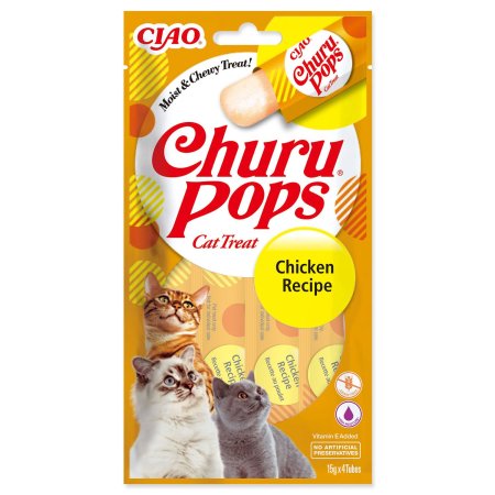 Pochoutka Churu Pops kuře 4x15g