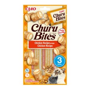 Pochoutka Churu Bites wraps kuře 3x10g