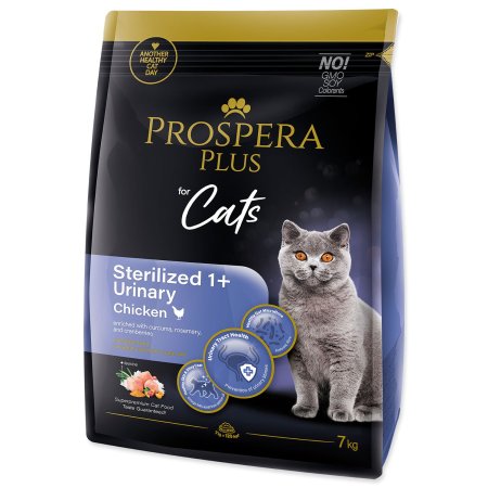 Krmivo Prospera Plus Sterilized 1+ Chicken Urinary 7kg