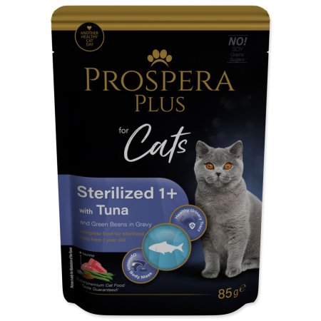 Kapsička Prospera Plus Sterilized 1+, Tuna, Beans 85g