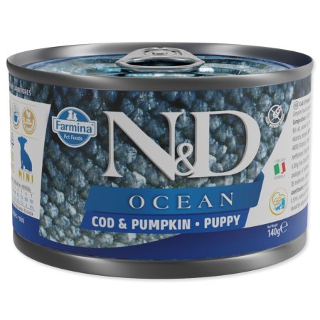 Konzerva N&D Puppy Ocean Cod & Pumpkin 140g