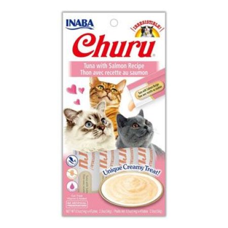 Pochoutka Churu tuňák s lososem 4x14g