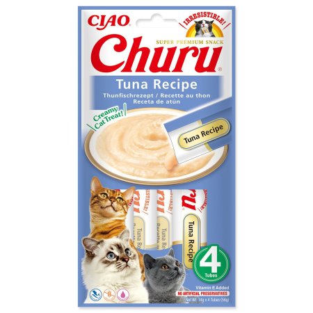 Pochoutka Churu tuňák 4x14g